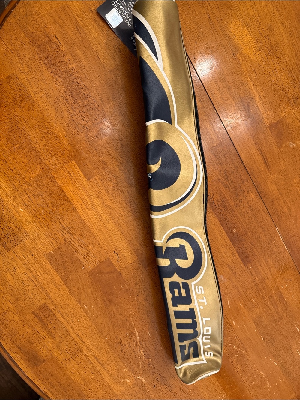 NFL St. Louis Rams Gold and Navy beverage can holder insulated